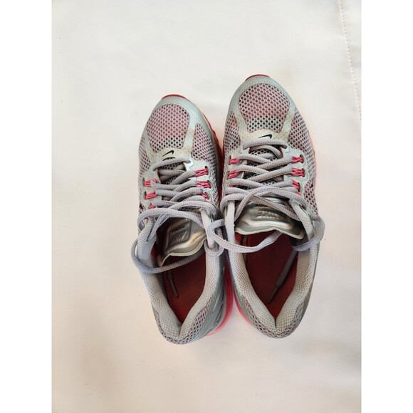 Nike Air Max 2013 555753-002 Pink Silv Running Shoes Sneakers Girls 6Y Women 7.5 - Picture 8 of 11
